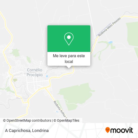 A Caprichosa mapa
