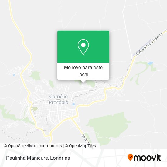 Paulinha Manicure mapa
