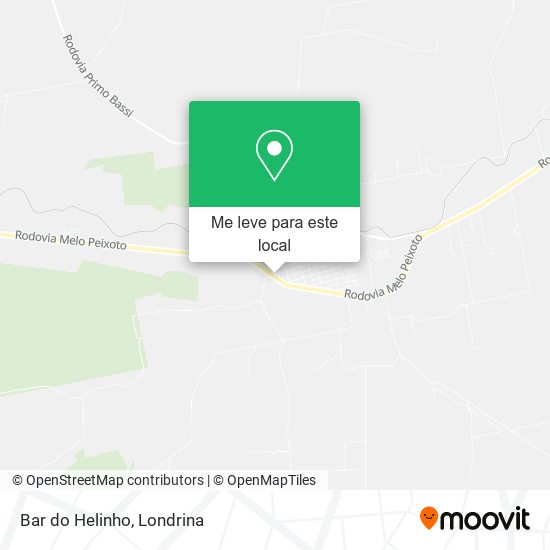 Bar do Helinho mapa