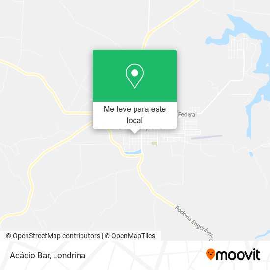 Acácio Bar mapa