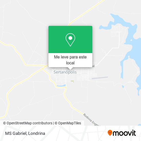 MS Gabriel mapa