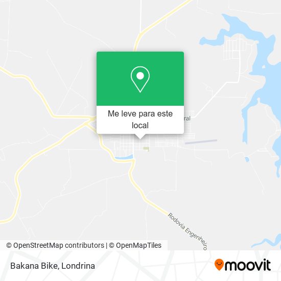 Bakana Bike mapa