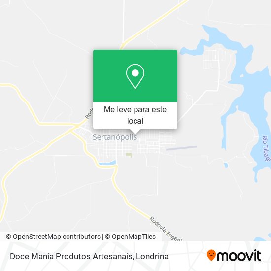 Doce Mania Produtos Artesanais mapa
