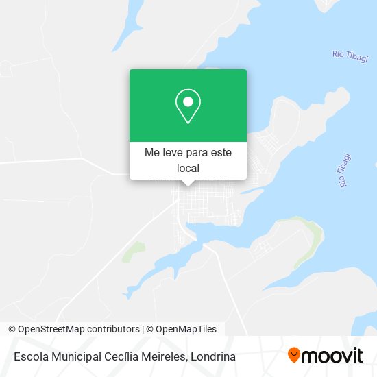 Escola Municipal Cecília Meireles mapa