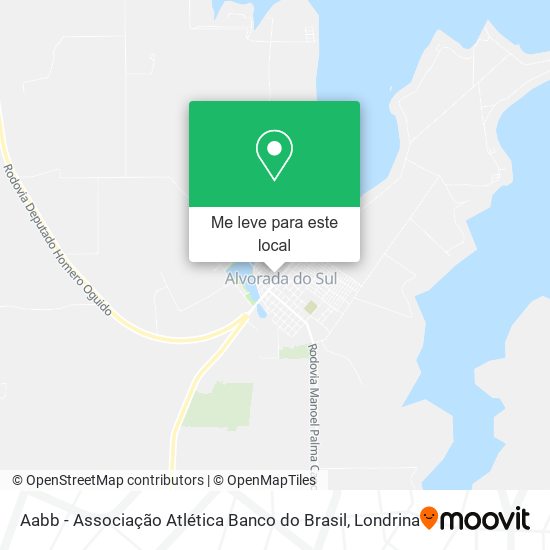Aabb - Associação Atlética Banco do Brasil mapa