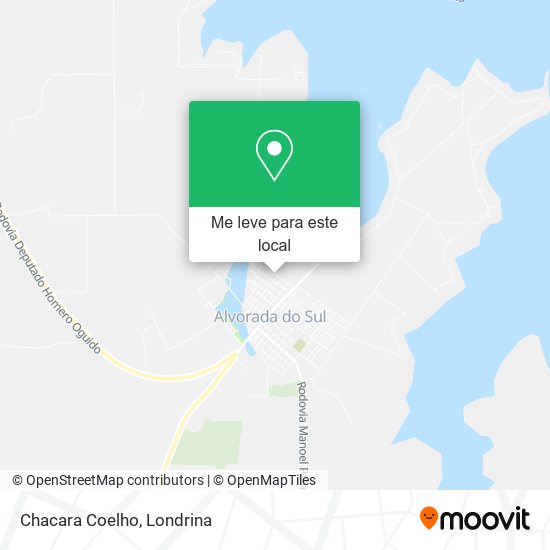 Chacara Coelho mapa