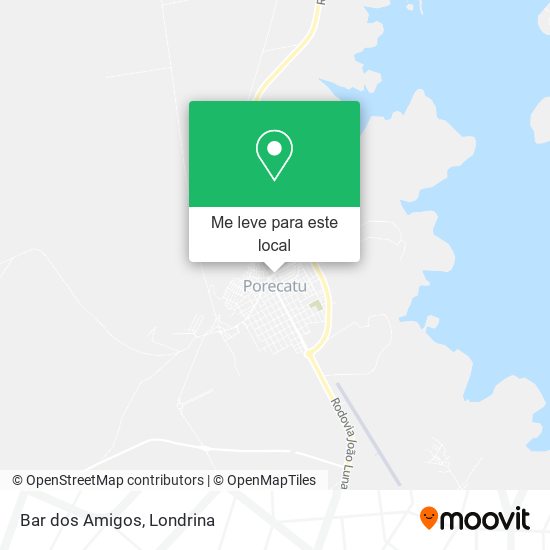 Bar dos Amigos mapa