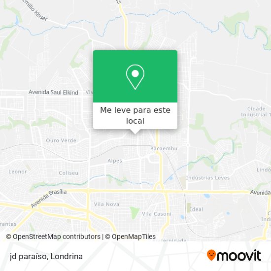 jd paraíso mapa