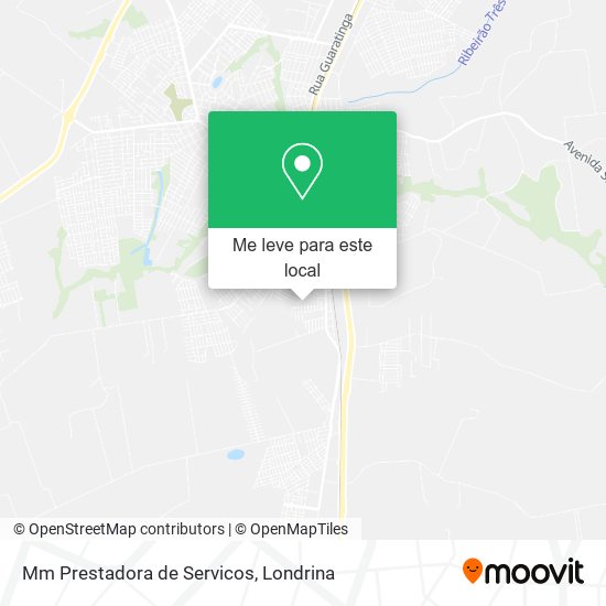 Mm Prestadora de Servicos mapa