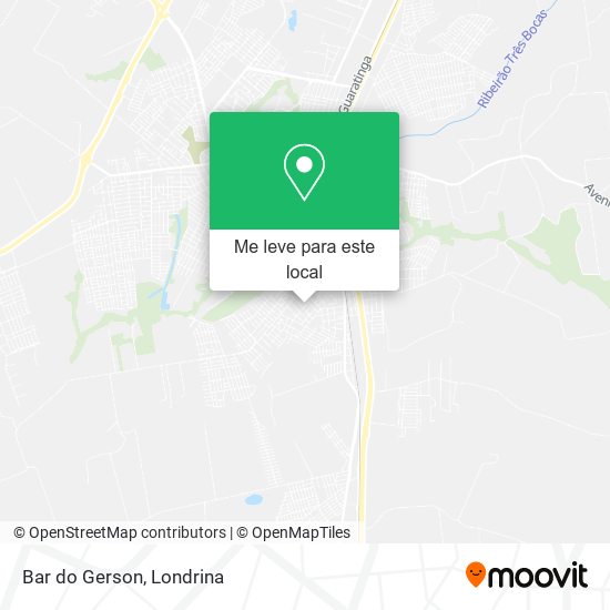 Bar do Gerson mapa