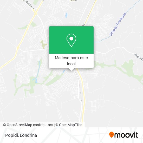 Pópidi mapa