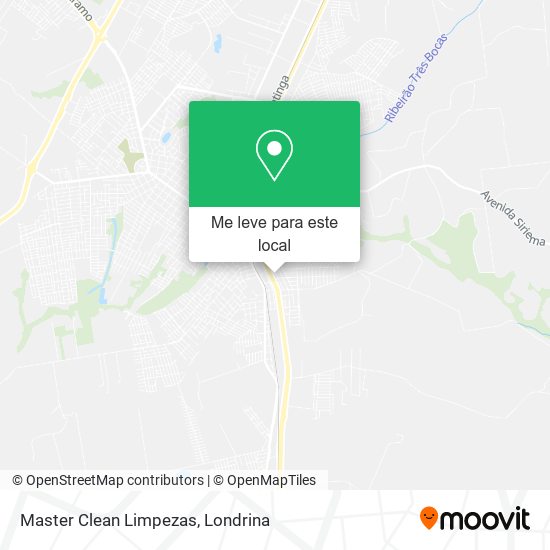 Master Clean Limpezas mapa