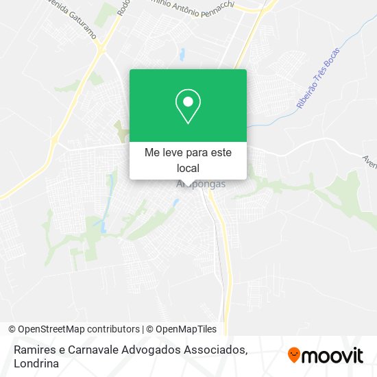 Ramires e Carnavale Advogados Associados mapa