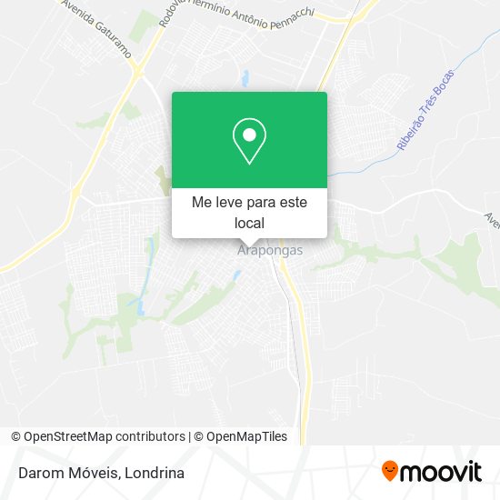 Darom Móveis mapa
