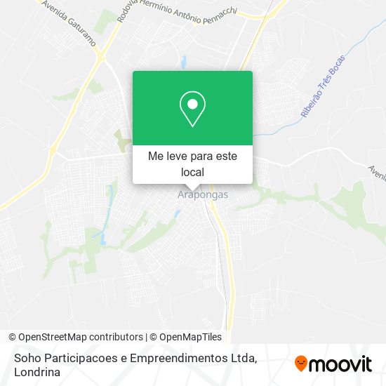 Soho Participacoes e Empreendimentos Ltda mapa