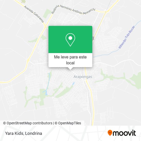 Yara Kids mapa