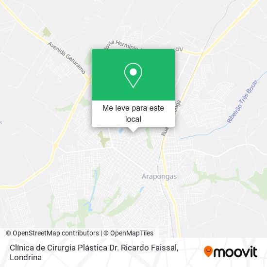 Clínica de Cirurgia Plástica Dr. Ricardo Faissal mapa