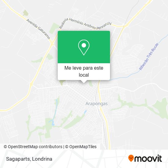 Sagaparts mapa