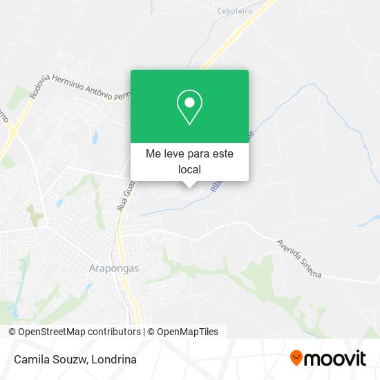 Camila Souzw mapa