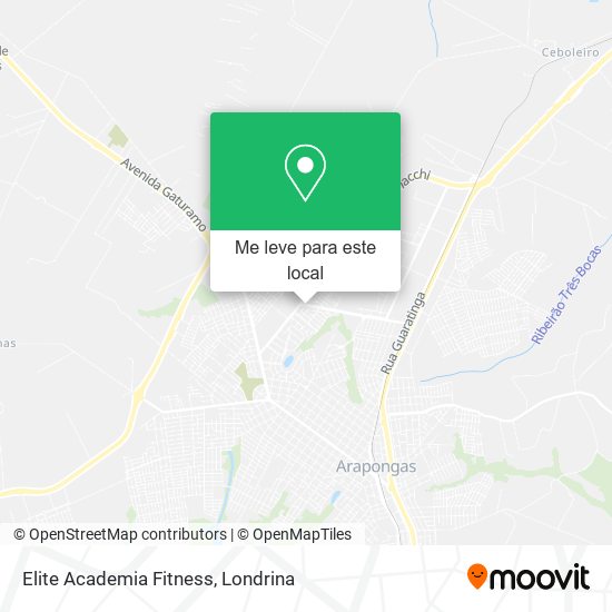 Elite Academia Fitness mapa