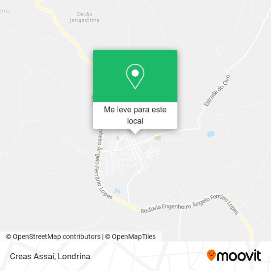 Creas Assaí mapa