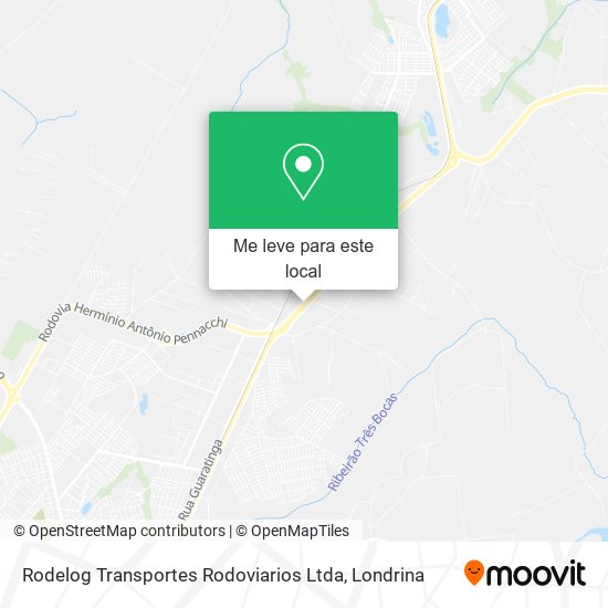 Rodelog Transportes Rodoviarios Ltda mapa