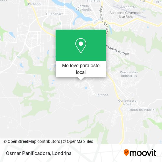 Osmar Panificadora mapa