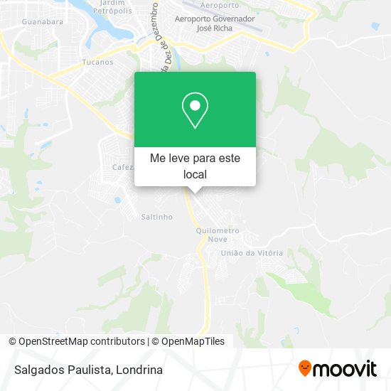 Salgados Paulista mapa
