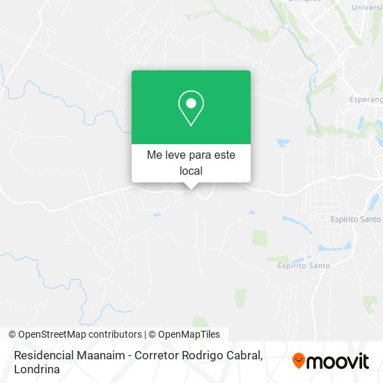 Residencial Maanaim - Corretor Rodrigo Cabral mapa