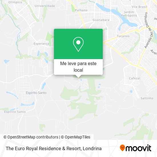 The Euro Royal Residence & Resort mapa