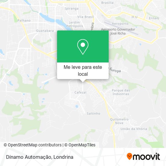 Dínamo Automação mapa