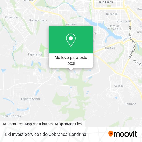 Lkl Invest Servicos de Cobranca mapa