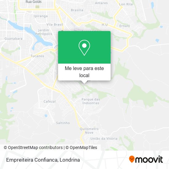 Empreiteira Confianca mapa