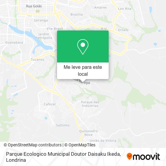 Parque Ecologico Municipal Doutor Daisaku Ikeda mapa