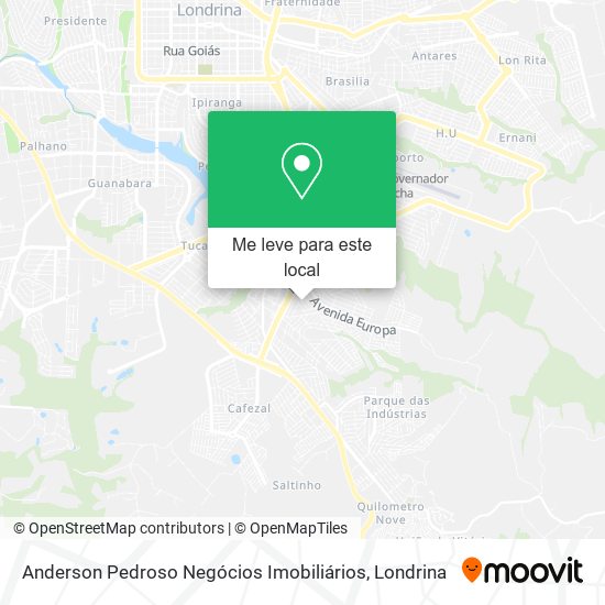 Anderson Pedroso Negócios Imobiliários mapa