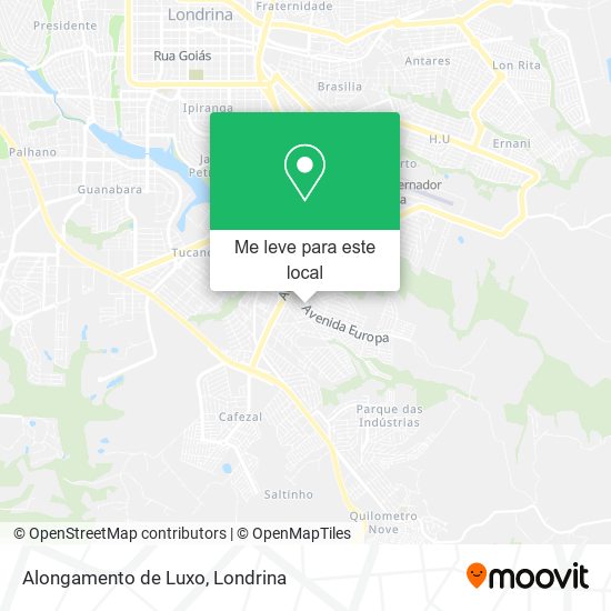 Alongamento de Luxo mapa