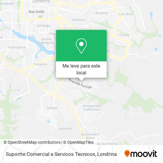 Suportte Comercial e Servicos Tecnicos mapa