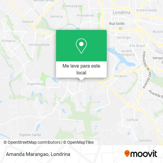 Amanda Marangao mapa