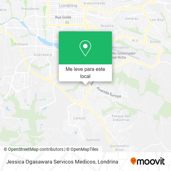 Jessica Ogasawara Servicos Medicos mapa