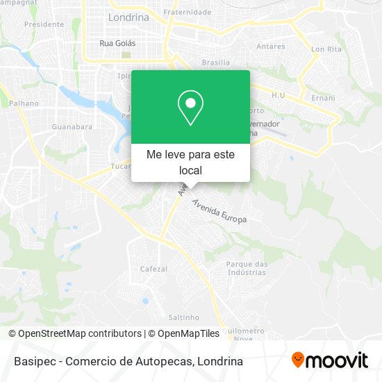 Basipec - Comercio de Autopecas mapa