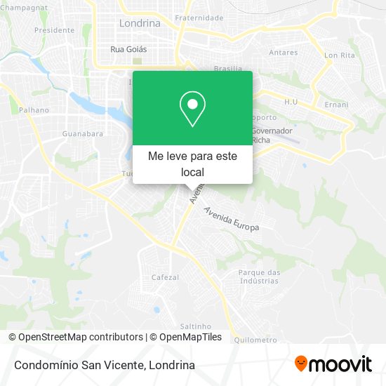 Condomínio San Vicente mapa