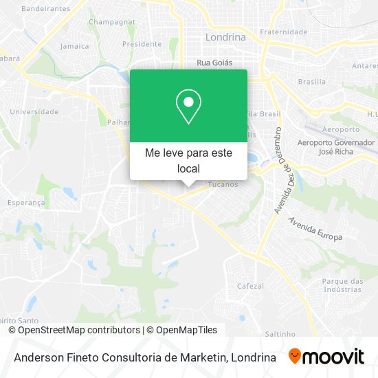 Anderson Fineto Consultoria de Marketin mapa