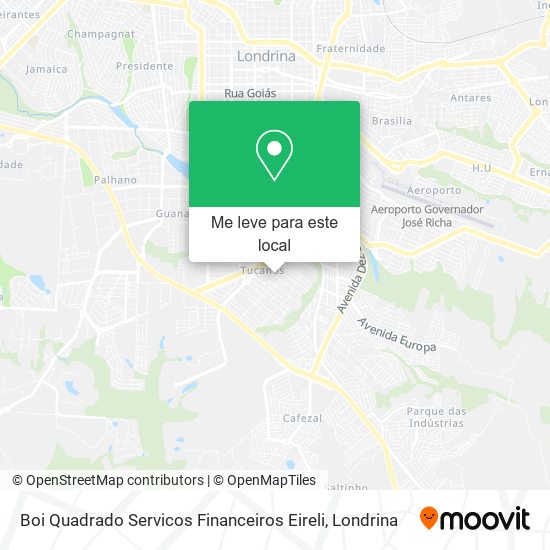 Boi Quadrado Servicos Financeiros Eireli mapa