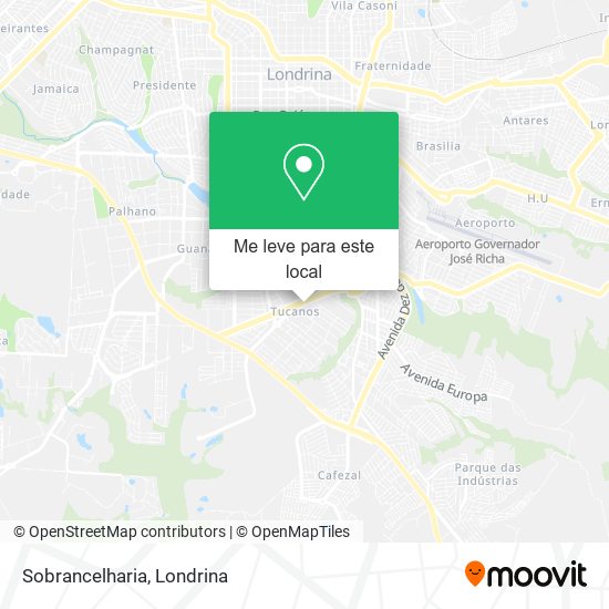Sobrancelharia mapa