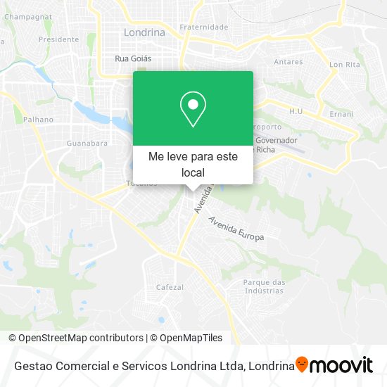 Gestao Comercial e Servicos Londrina Ltda mapa