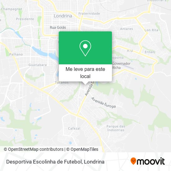 Desportiva Escolinha de Futebol mapa