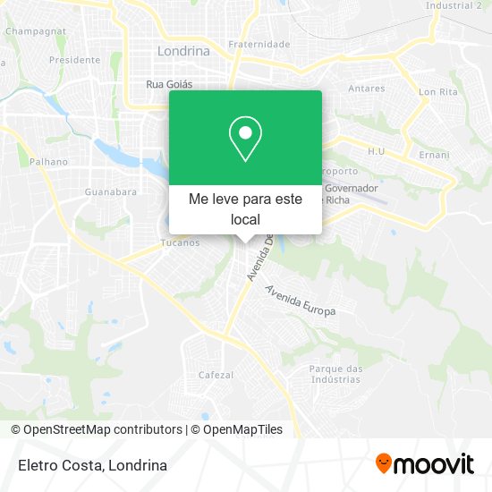 Eletro Costa mapa