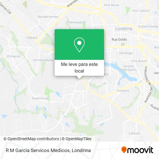 R M Garcia Servicos Medicos mapa
