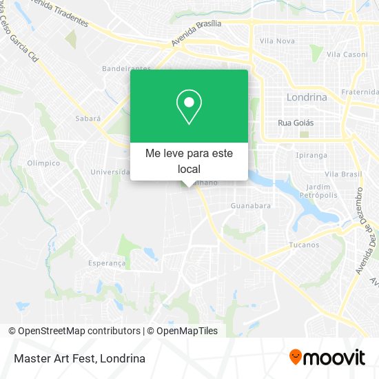 Master Art Fest mapa