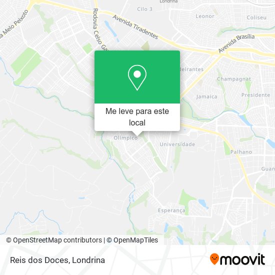 Reis dos Doces mapa